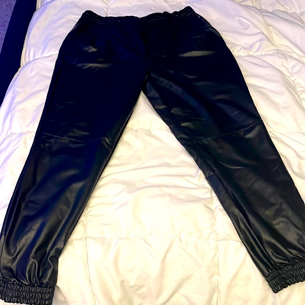Fashion Nova Faux leatherJoggers